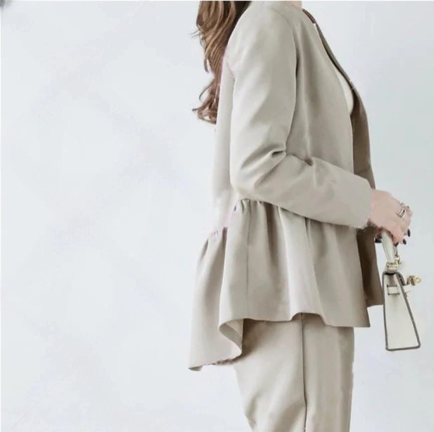 初春 新作 二点セット 春秋 レディース スーツセット 春アウター レディースファッション セットアップ ママスーツ 卒業式パンツスーツ スーツジャケット 入園式 入学式 卒園式 2025福袋