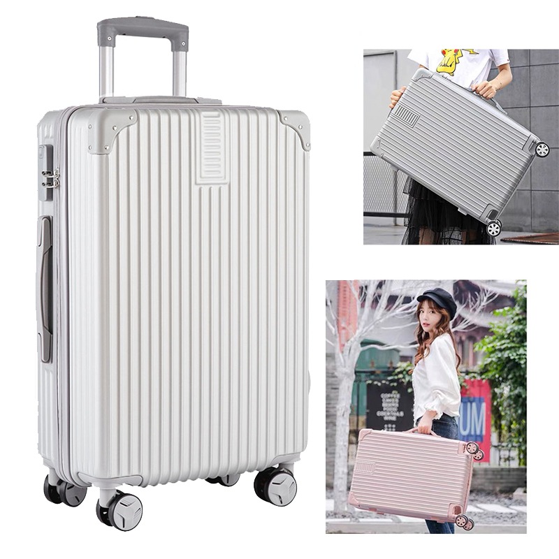 【日本正規品】スーツケース　キャリーケース　機内持ち込みサイズ対応　フレームタイプ　かわいい　超軽量　ダイヤルロック　ダブルキャスター 　シンプル　超大容量　ビジネス　バッグ　修学　海外旅行　国内旅行