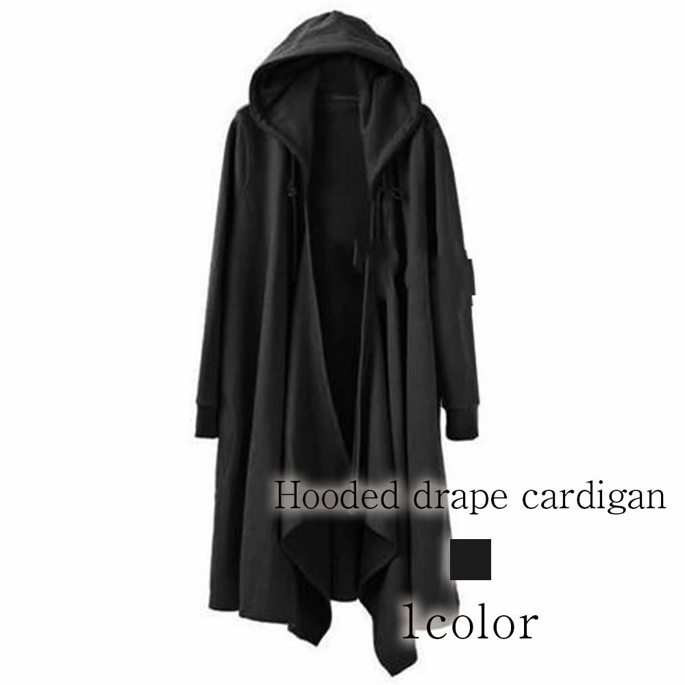 カーディガン メンズ フード付ドレープカーディガン 長袖 春 柄 ブランド オフィス ウール ゆったり 厚手 制服 おすすめ 秋 おしゃれ ニット ビジネス 綿 セーター ジャケット 暖かい アウター