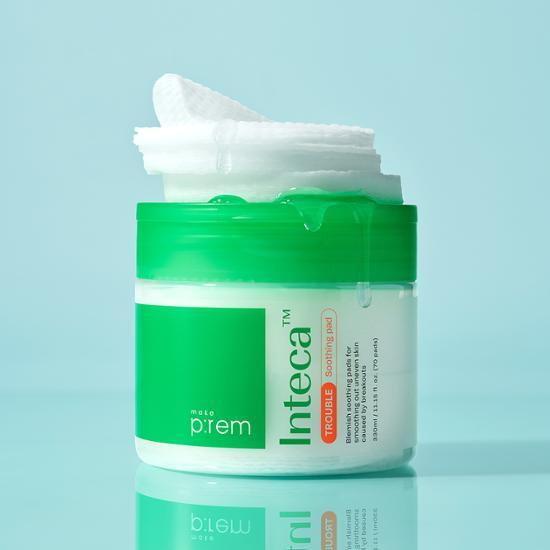 [トラブル/角質ケア]メイク フレム インテカ トラブル スージング パッド 70枚 スキンケア 韓国 人気