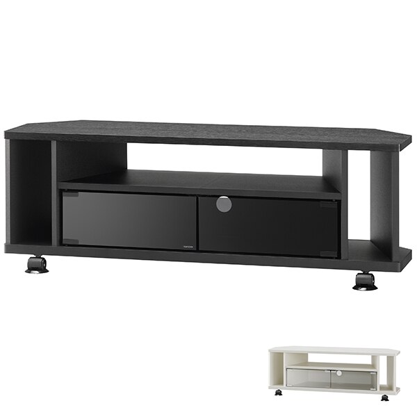 テレビ台 ローボード コーナー型 シンプルデザイン 43V型対応 幅98cm