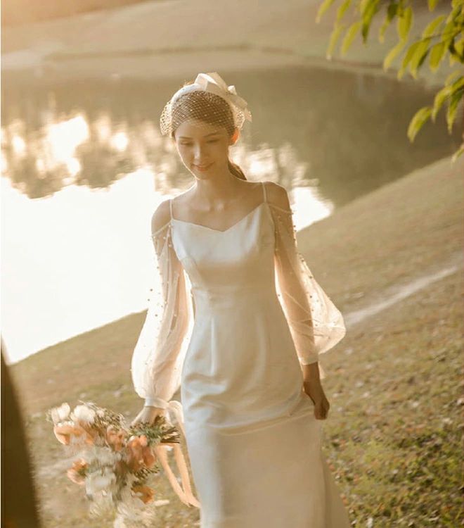 タイムセールドレス 花嫁 ウエディングドレス 結婚式 パーティードレス ウェディングドレス お呼ばれワンピース レース 二次会 同窓会 披露宴 卒業式 ブライズ パーティードレス Aライン フォ