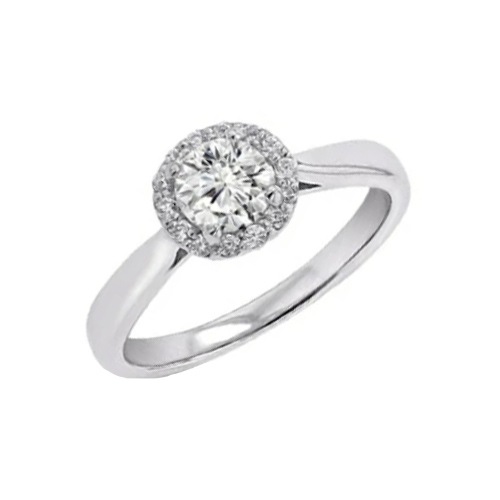 スワロフスキージルコニア使用直径5ｍｍ エンゲージリング 18ゴールド仕上げ プラチナ仕上げ ptメッキ