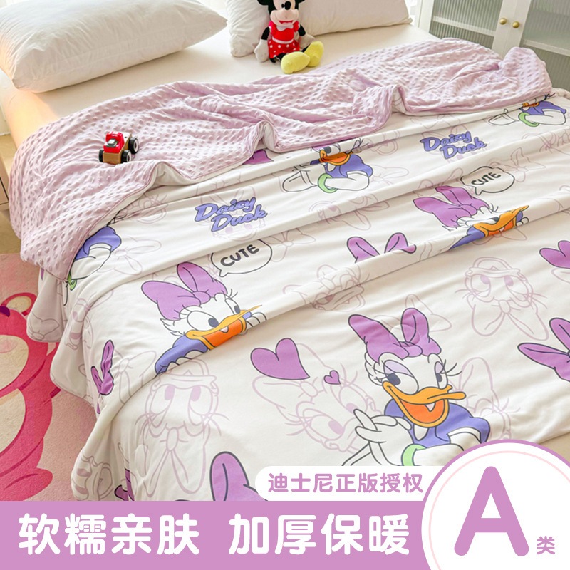 漫画エアコンキルト涼しい薄手キルト大豆繊維キルト幼稚園キルトコア豆キルト