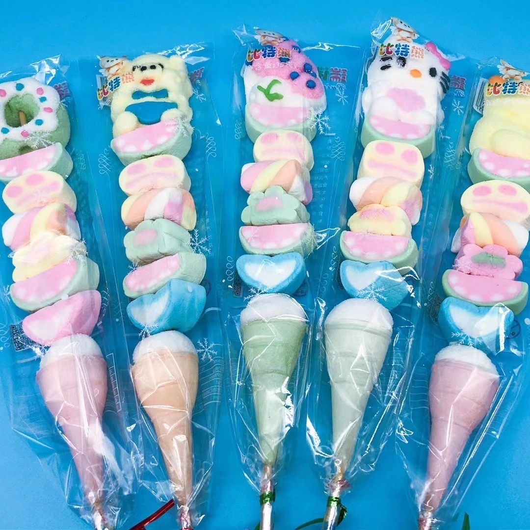 漫画の動物クリスマスかわいい形綿棒マシュマロケーキショップ こどもの日のプレゼント 誕生日プレゼント
