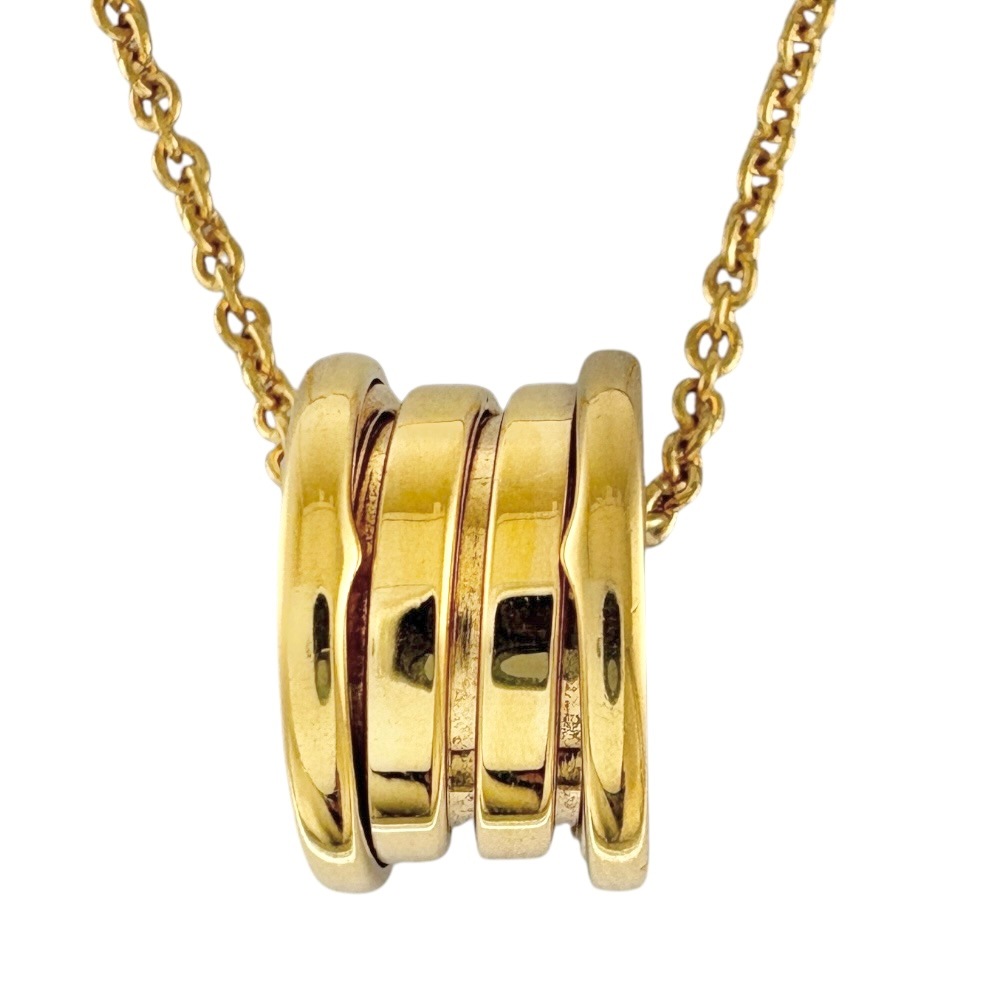 ブルガリ B-zero.1 ネックレス 18金 K18イエローゴールド BVLGARI 中古 美品