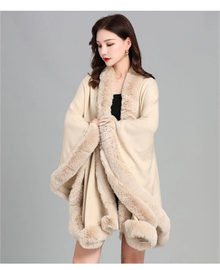 スタイル ヨーロッパとアメリカ 気質 通勤 毛皮 スリム ベルトなし 長袖 フェイクファー