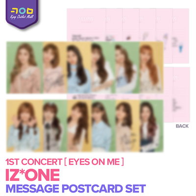 お得セット 即納 Qoo10] / KPOP : メッセージポストカ IZONE K-POP+アジア