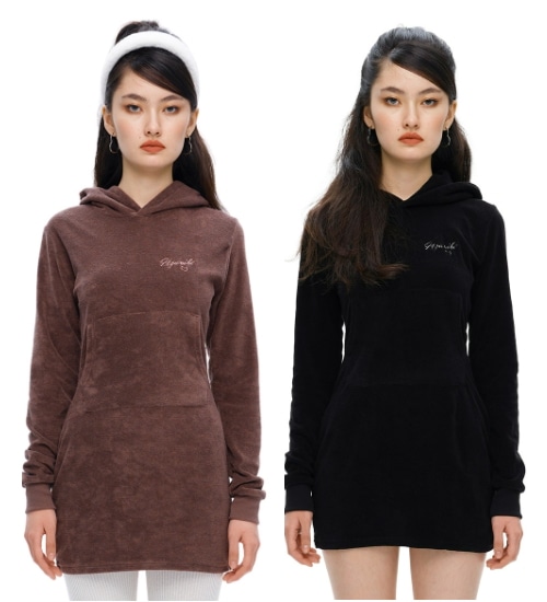 TERRY HOOD ONEPIECE ドレス