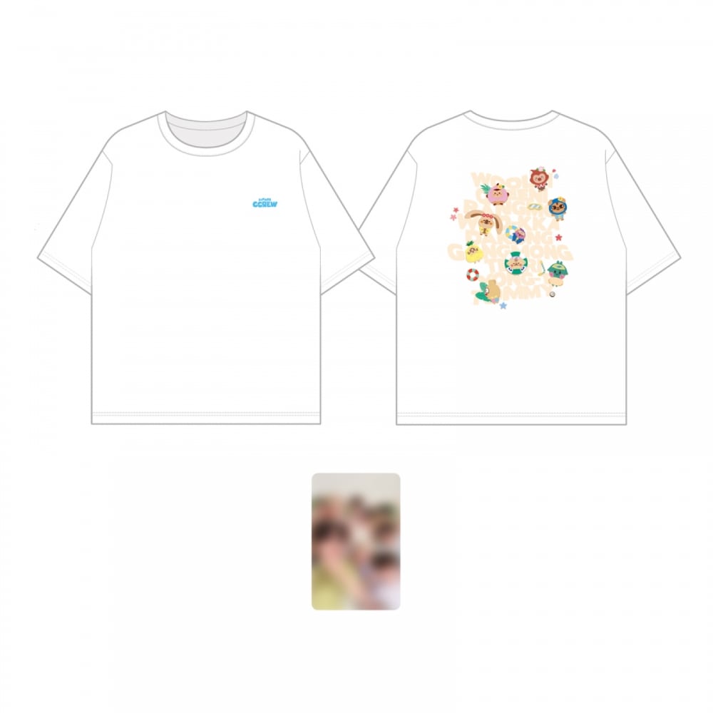 CRAVITY-08 クラビティショートスリーブ Tシャツ/2023 クラビティキャラクターポップアップストア