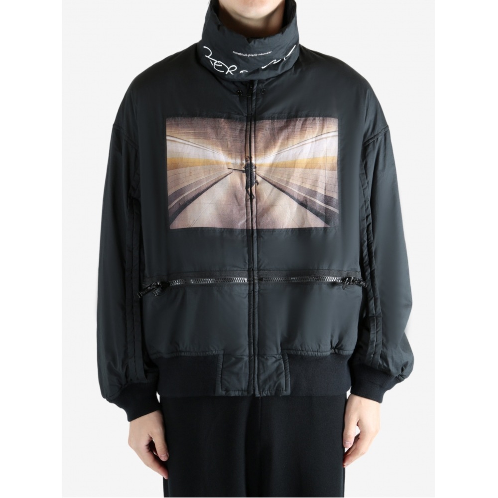 アンダーカバーエラスティックヘムコットンブルゾンコート UC2E4207 ブラック