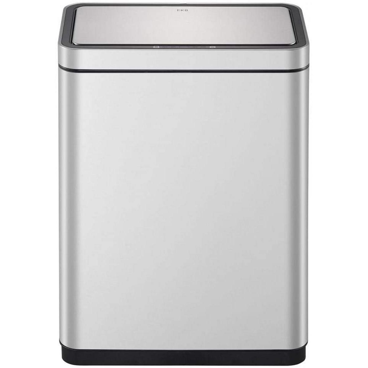 EKO デラックスミラージュセンサービン 蓋つき ゴミ箱 30L シルバー センサー式開閉 W375x250x624mm EK9280RMT-30L ダストボックスcm　裏