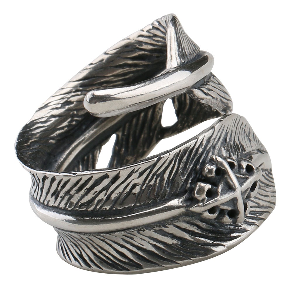 925 重厚クロスフェザーリング [rs017]