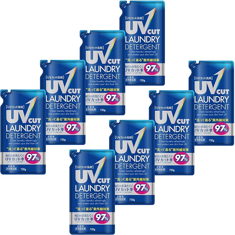 ファーファ UVカット 液体 洗剤 ベビーフローラル の香り 詰替 (720g) 8個セット