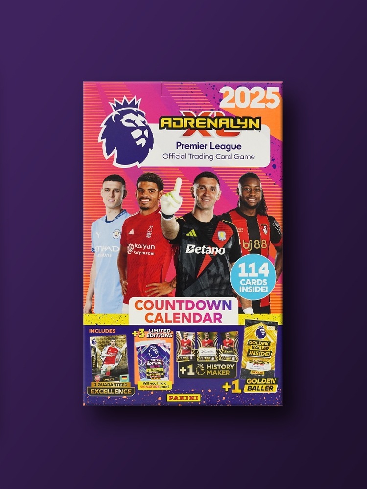 パニーニEPL 2025カウントダウンカレンダースポーツカード