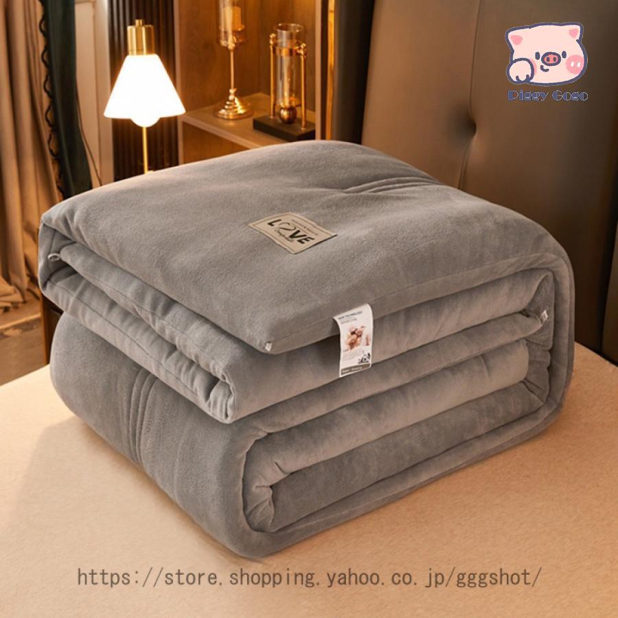 冬 掛け布団 ル 厚手 かけ布団 北欧風 ダ ふわふわ もこもこ 冷房対策 おしゃれ 布団 蓄熱 保温 防寒 暖かい 通年使用 大判 無地 掛け布団 キルト 5,274円