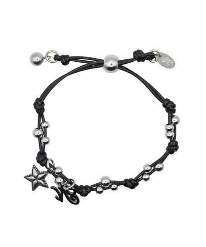 NFF star is born bracelet black スターイズボーンブレスレット ブラック 韓国アクセサリー