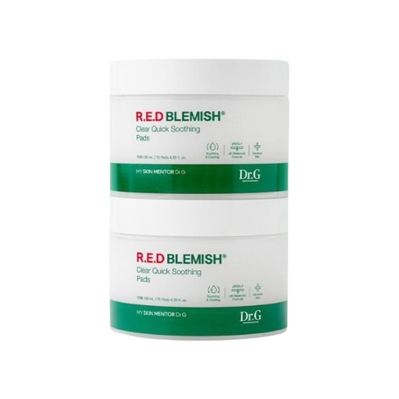 レッド ブレミッシュ クリア クイック スージング パッド 70枚+70枚 韓国コスメ トナーパッドおすすめ