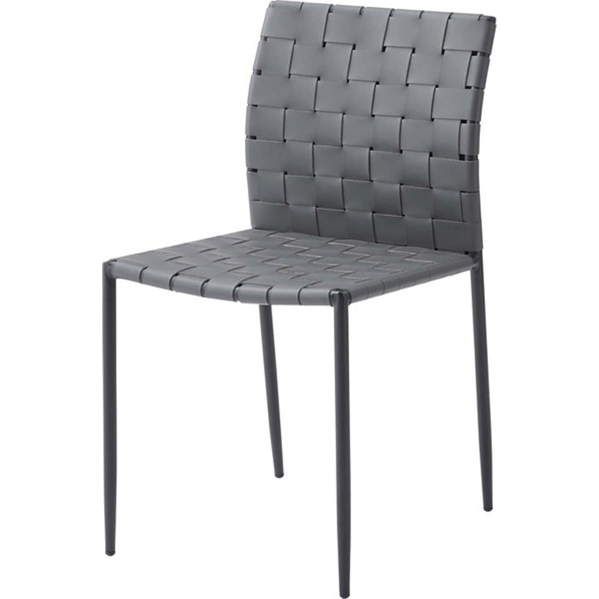 チェア スチール 粉体塗装 合皮