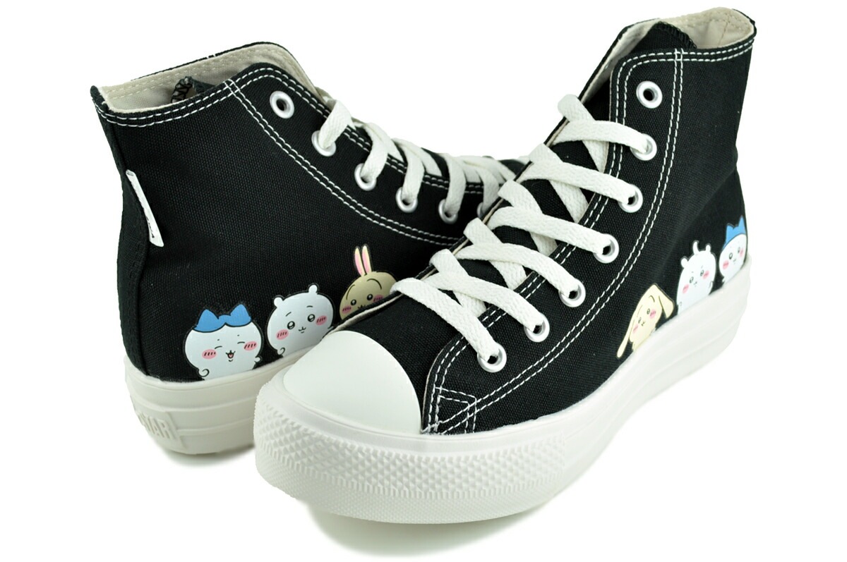 オールスター ライト PLTS PT ハイ ちいかわ ブラック 31315241