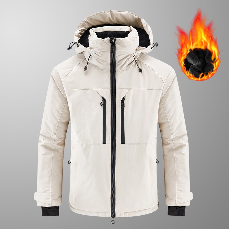 スキーウェア男女同戸板ダブルシート防風防水厚手保温上着コート