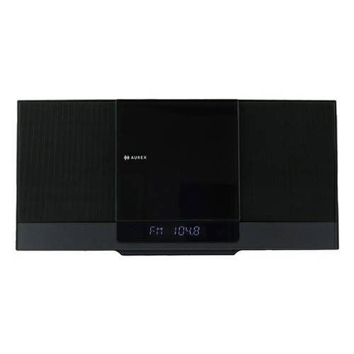 東芝【TOSHIBA】スリム型サウンドシステム ブラック AUREX（オーレックス） ミニコンポ Bluetooth受信機能 AX-WSS60-K【大型フルレンジスピーカー搭載】