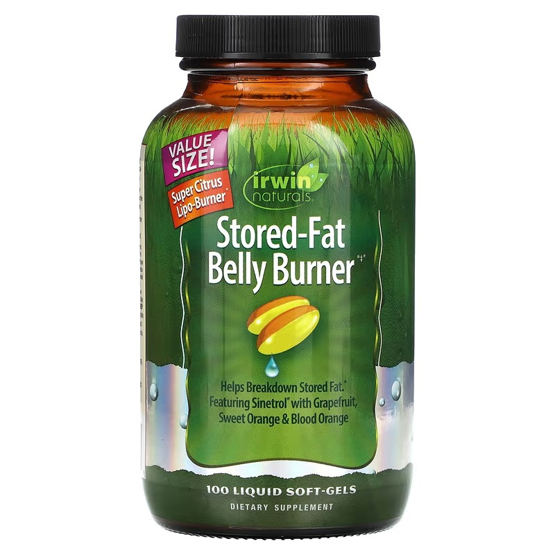 Irwin Naturals Stored-Fat Belly Burner（ストアドファット ベリーバーナー）液体ソフトジェル100粒 6,304円