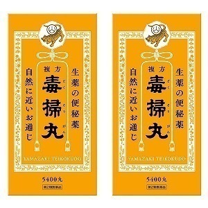 【第2類医薬品】 複方毒掃丸 5400丸2個セット+サンプル450丸