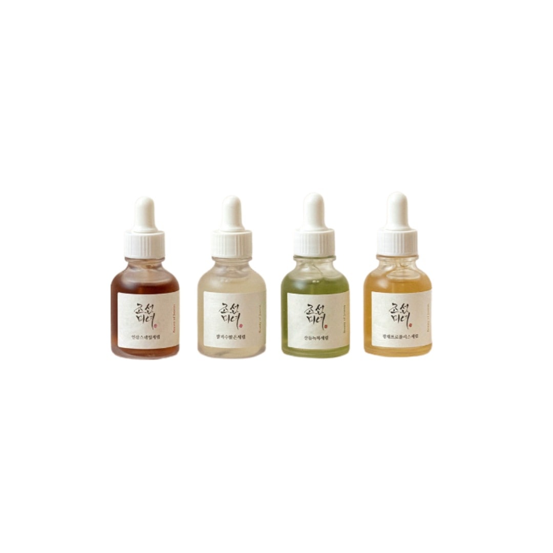 韓方セラム30ml 4種セット(緑茶+プロポリス+米ぬか+人参)韓国コスメ