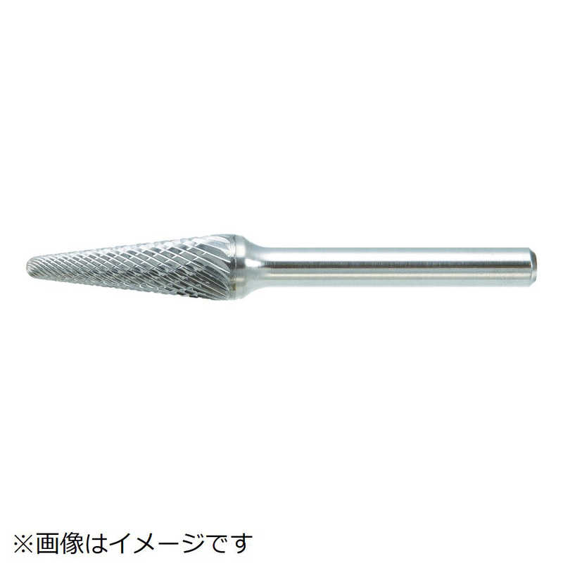 トラスコ中山　超硬バー テーパー型 Φ16X刃長30X軸6 ダブルカット　TB7C160