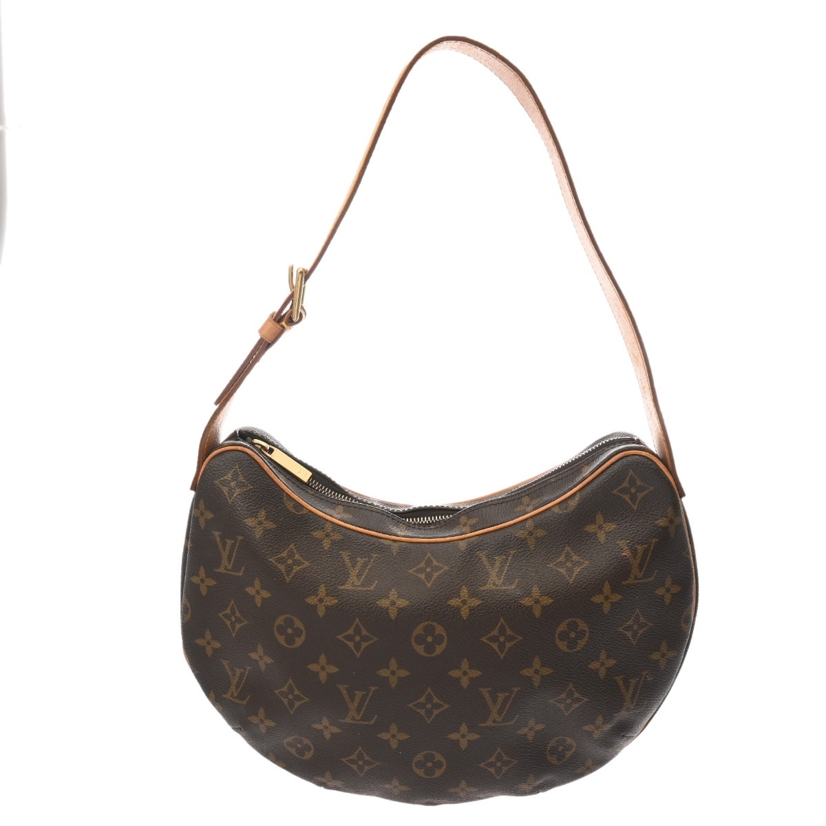 モノグラム ポシェット クロワッサン MM ブラウン M51512 レディース モノグラムキャンバス ワンショルダーバッグ Bランク 中古 銀蔵