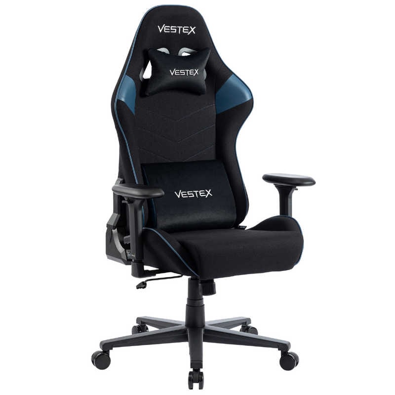 ルームワークス　ゲーミングチェア ［W720xD720xH1205～1275mm］ VESTEX S2シリーズ(フットレストなし) ブルー　VES-S2BL 26,134円