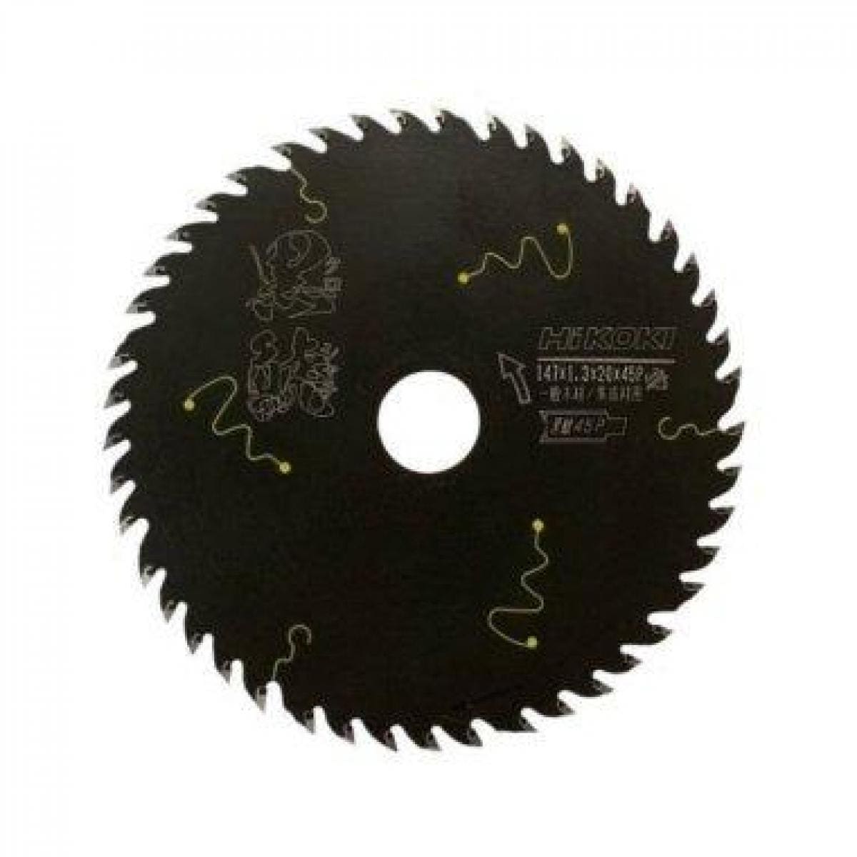 HIKOKI(ハイコーキ) 丸のこ用スーパーチップソー 黒鯱(クロシャチ) No.0037-6200　外径147mm 刃数45P 5,379円