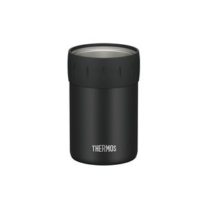 (12個セット) (THERMOS サーモス) 保冷 缶ホルダー (350ml缶用 ブラック) 真空断熱ステンレス魔法びん構造
