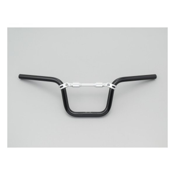 バーハンドル アルミ ライドバー セミアップＴype ブラック モンキー系用 D65663