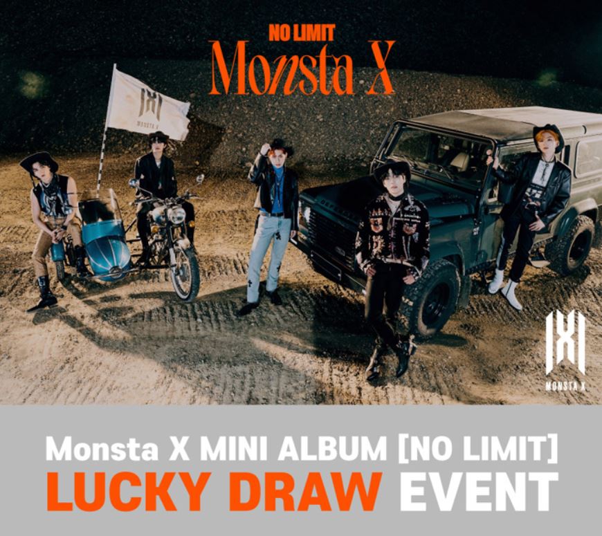 4種SET SOUNDWAVE LUCKY DRAW 通常盤MONSTA X NO LIMIT