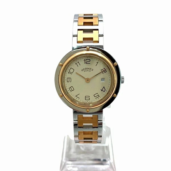 エルメス Hermes クリッパー クォーツ 時計 腕時計 レディース 【中古】