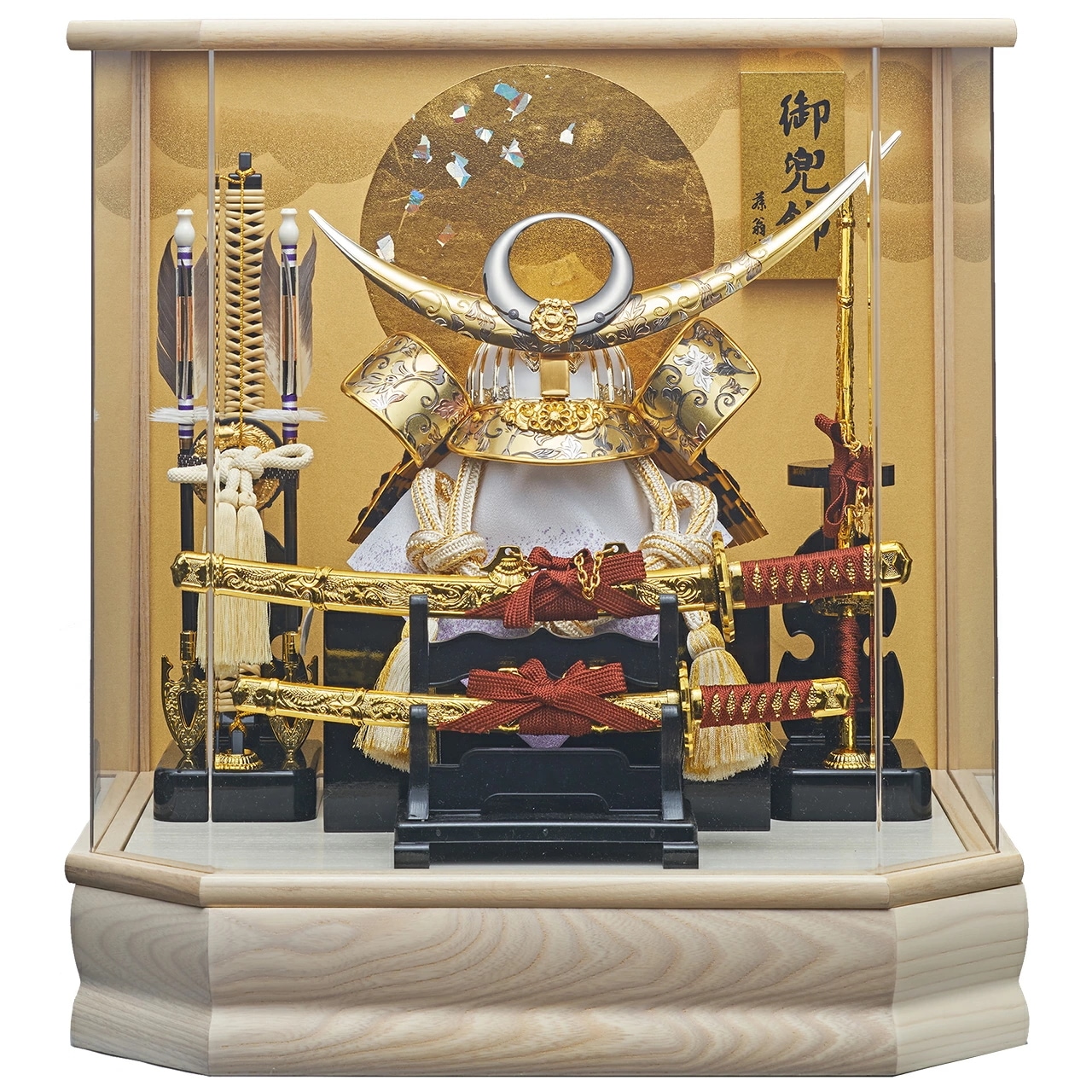 五月人形 5月人形 兜 鎧兜 上杉謙信 2025年 手作り 初節句 送料無料 コンパクト ミニ アクリル ケース 新作 秀光 限定品 目玉商品 カッコイイ 買得 お得 人気 ランキング P93251