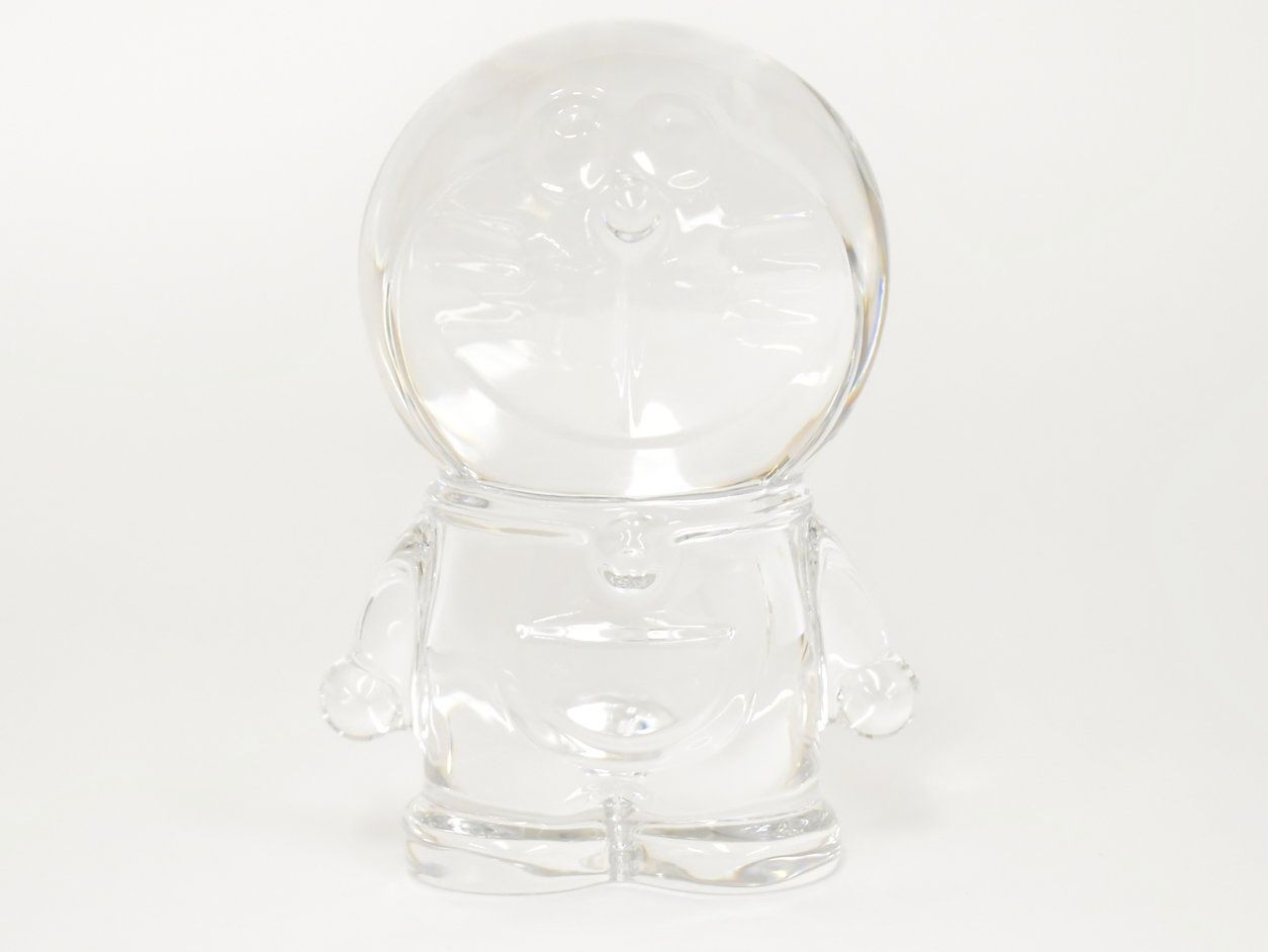 バカラ Baccarat クリスタル置物 ドラえもん フィギュア フィギュリン オブジェ 美品 2510LS057