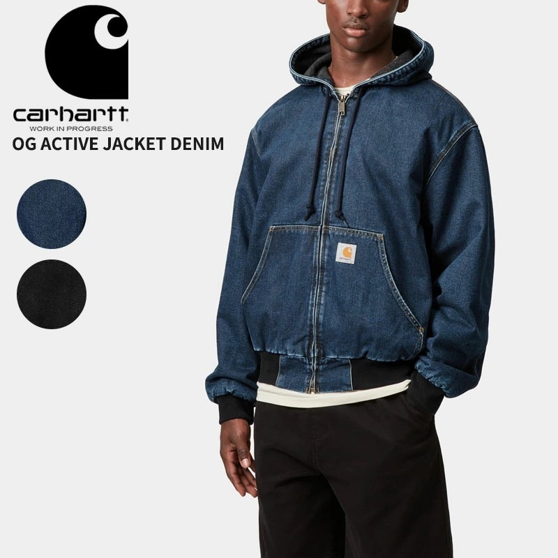 カーハート ダブリューアイピー メンズ デニム ジャケット Carhartt WIP OG アクティブジャケット アウター ワークウェア I032232