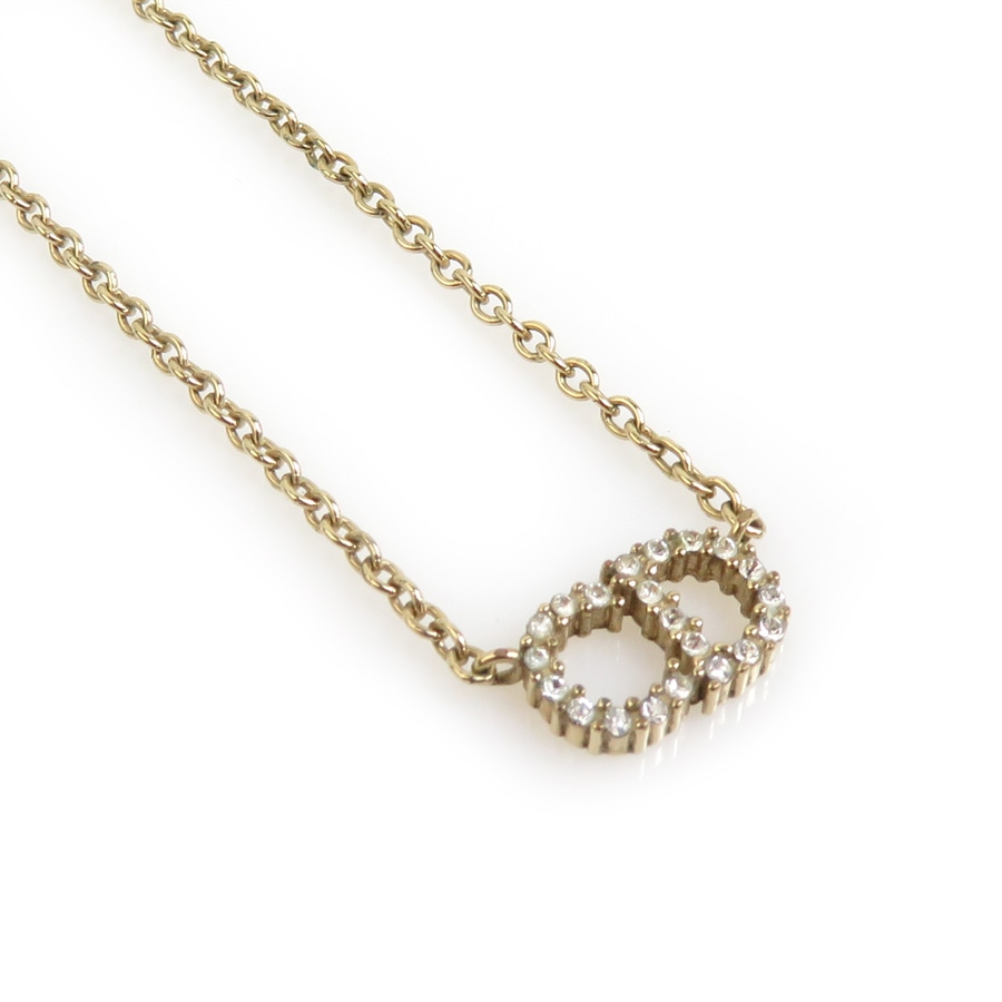 クリスチャンディオール Christian Dior ネックレス メタル ゴールド レディース h30783a