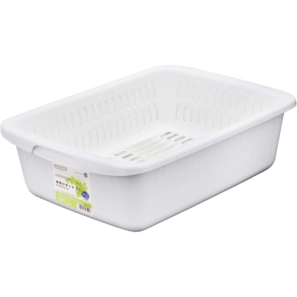 （まとめ買い）K-1659WH 水切りセット L型 [x3]