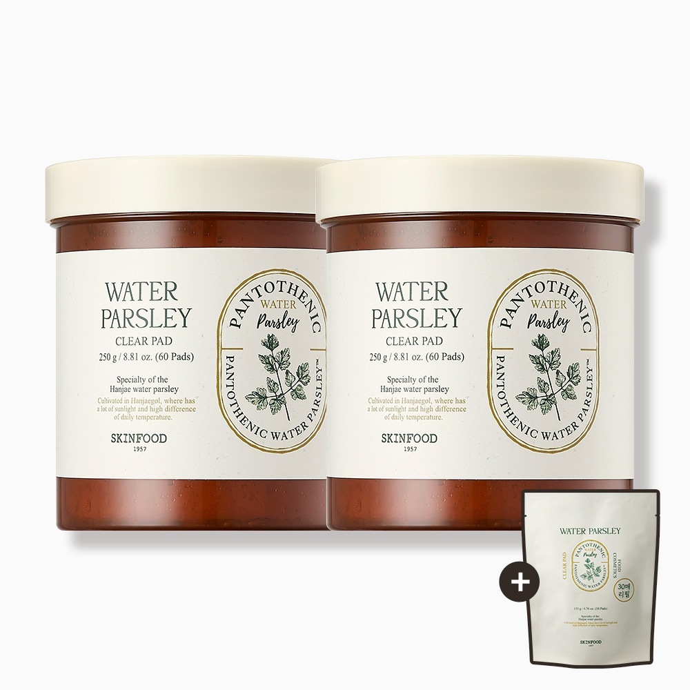 [スキンフード] [パントテニックパッド30枚プレゼント]パントテニックウォーターパセリパッド60枚2個_ミナリーパッド