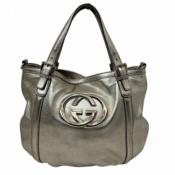グッチ ダブルG 162886 2WAY バッグ ハンドバッグ ショルダーバッグ レディース 【中古】