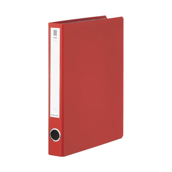 （まとめ）コクヨ チューブファイル(NEOS)A4タテ 300枚収容 30mmとじ 背幅45mm カーマインレッド フ-NE630R 1冊 (×10セット)