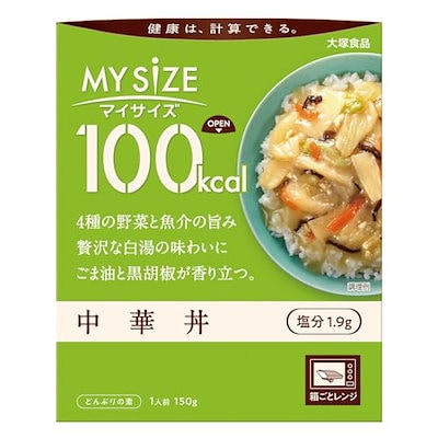 他サイト： 大塚食品 100kcalマイサイズ 中華丼 150g カロリーコントロール レンジ調理対応 塩分2g以下設計の商品画像