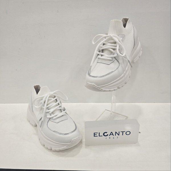 女性ニットコンビチャンキースニーカー LCHSWSTG15U526 10 JE1 JJ