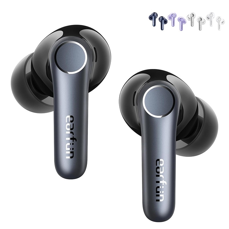 【VGP 2025 金賞】EarFun Air Pro 4 ワイヤレスイヤホン Bluetooth 5.4/50dBアダプティブ式 ハイブリッドANC/最先端チップ「QCC3091」aptX Loss