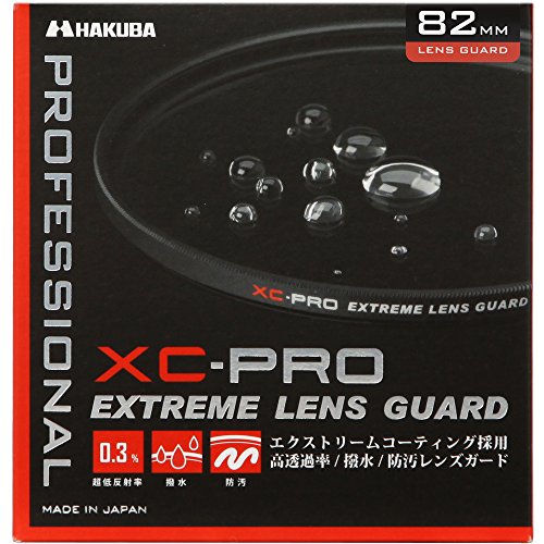 ハクバ HAKUBA レンズフィルター 82mm XC-PRO エクストリーム レンズガード 高透過率 撥水防汚 薄枠 日本製 レンズ保護用 光学ガラス使用 保護フィルター CF-XCPRLG82 4