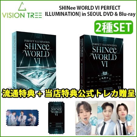 流通+ 当店特典付 SHINee WORLD VI [PERFECT ILLUMINATION] in SEOUL DVD Blu-ray 2種セット